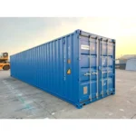 CONTENTOR MARÍTIMO 40 PÉS HIGH CUBE AZUL  O contentor marítimo de 40 pés High Cube