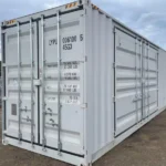 CONTENTOR MARÍTIMO HIGH CUBE DE 40 PÉS COM 2 PORTAS LATERAIS